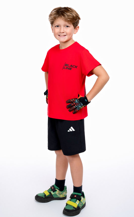 Black Line Timberline Jumps Casual Tee - Kids