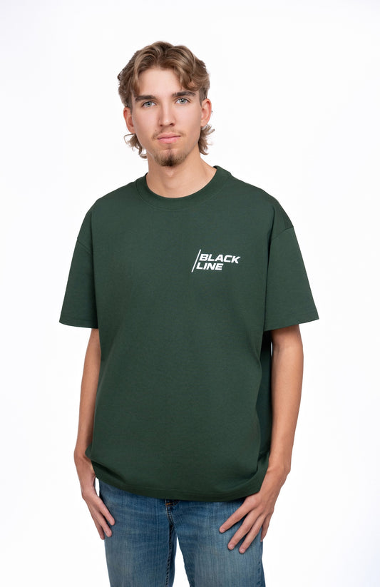 Black Line Premium Topographic Tee