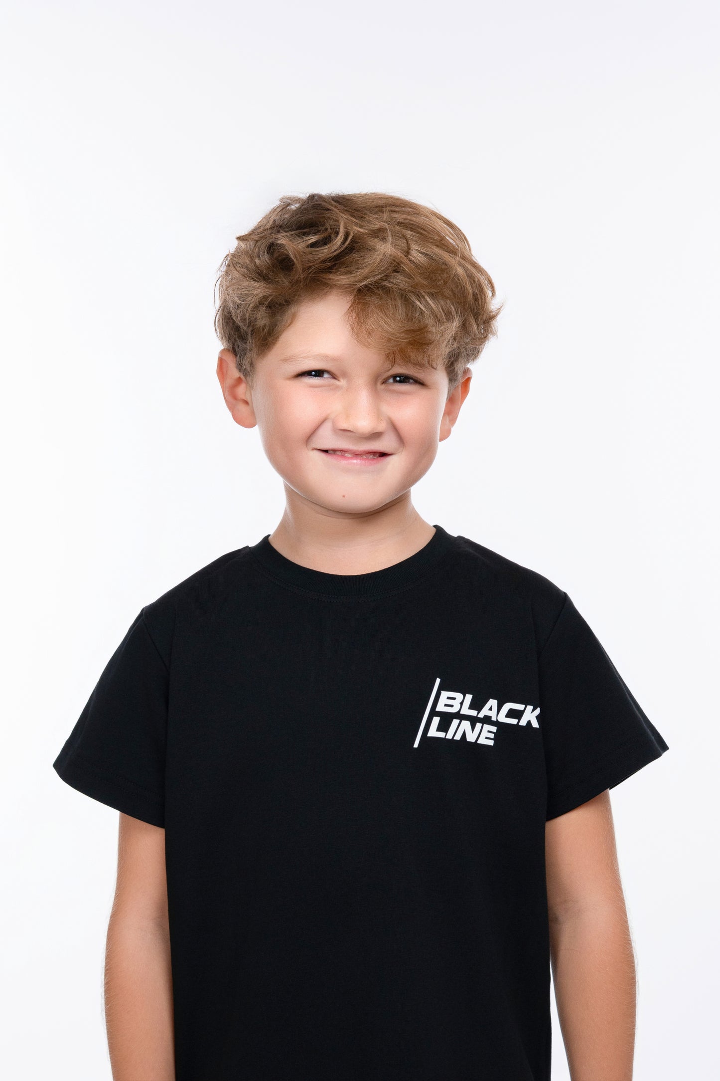 Black Line Topographic Tee - Kids