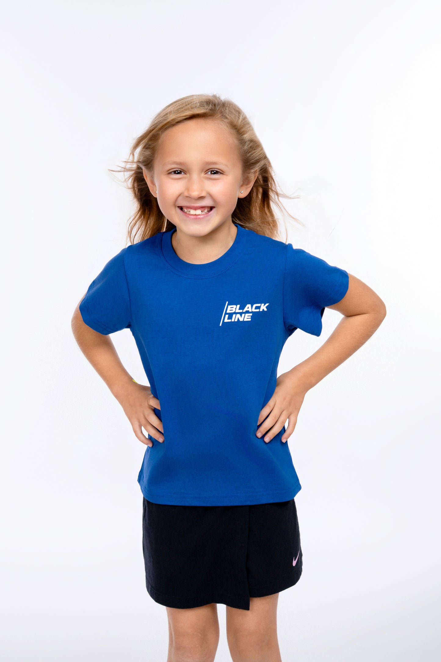 Black Line Topographic Tee - Kids