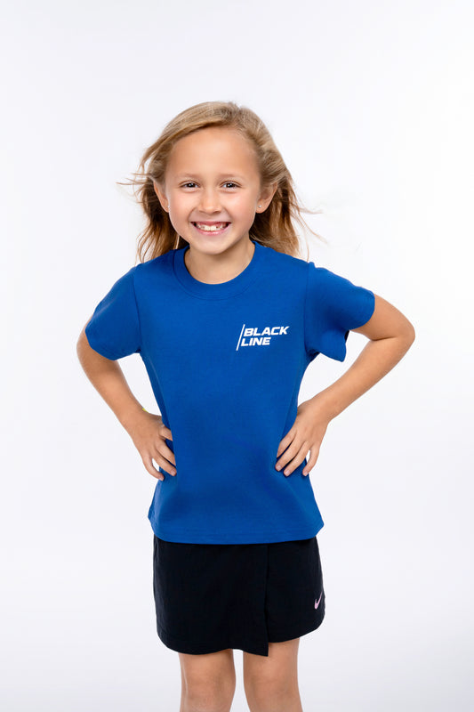 Black Line Topographic Tee - Kids