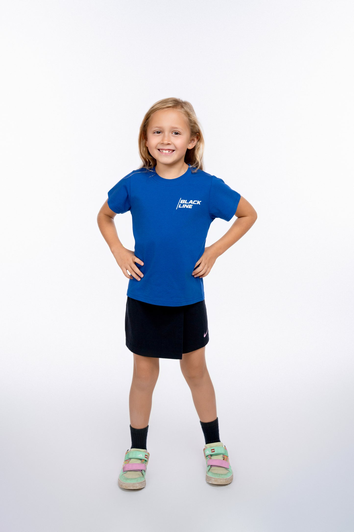 Black Line Topographic Tee - Kids