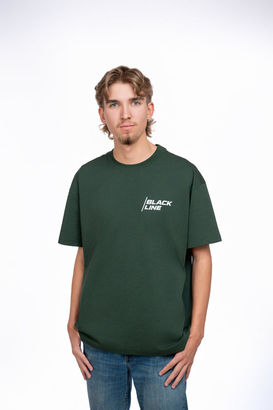 Black Line Topographic Tee