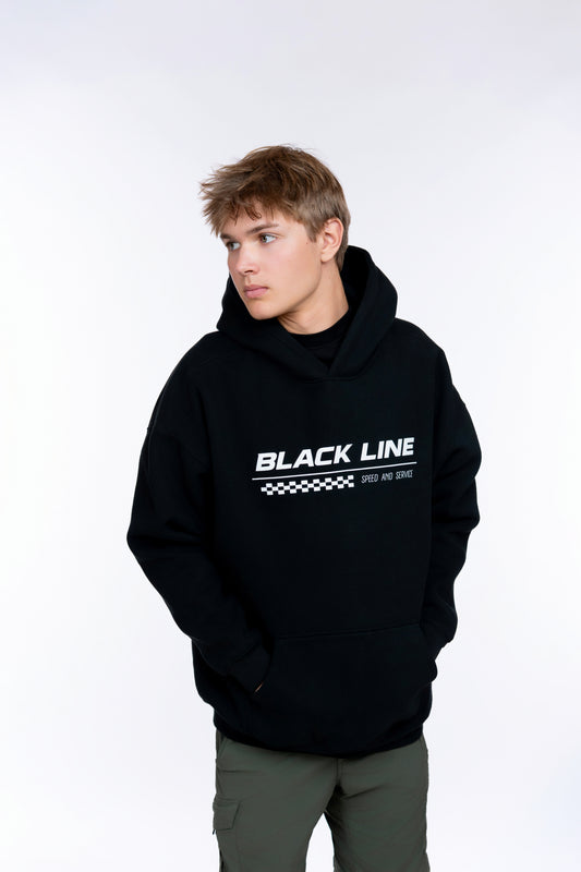 Black Line Racing Oversized Hoodie