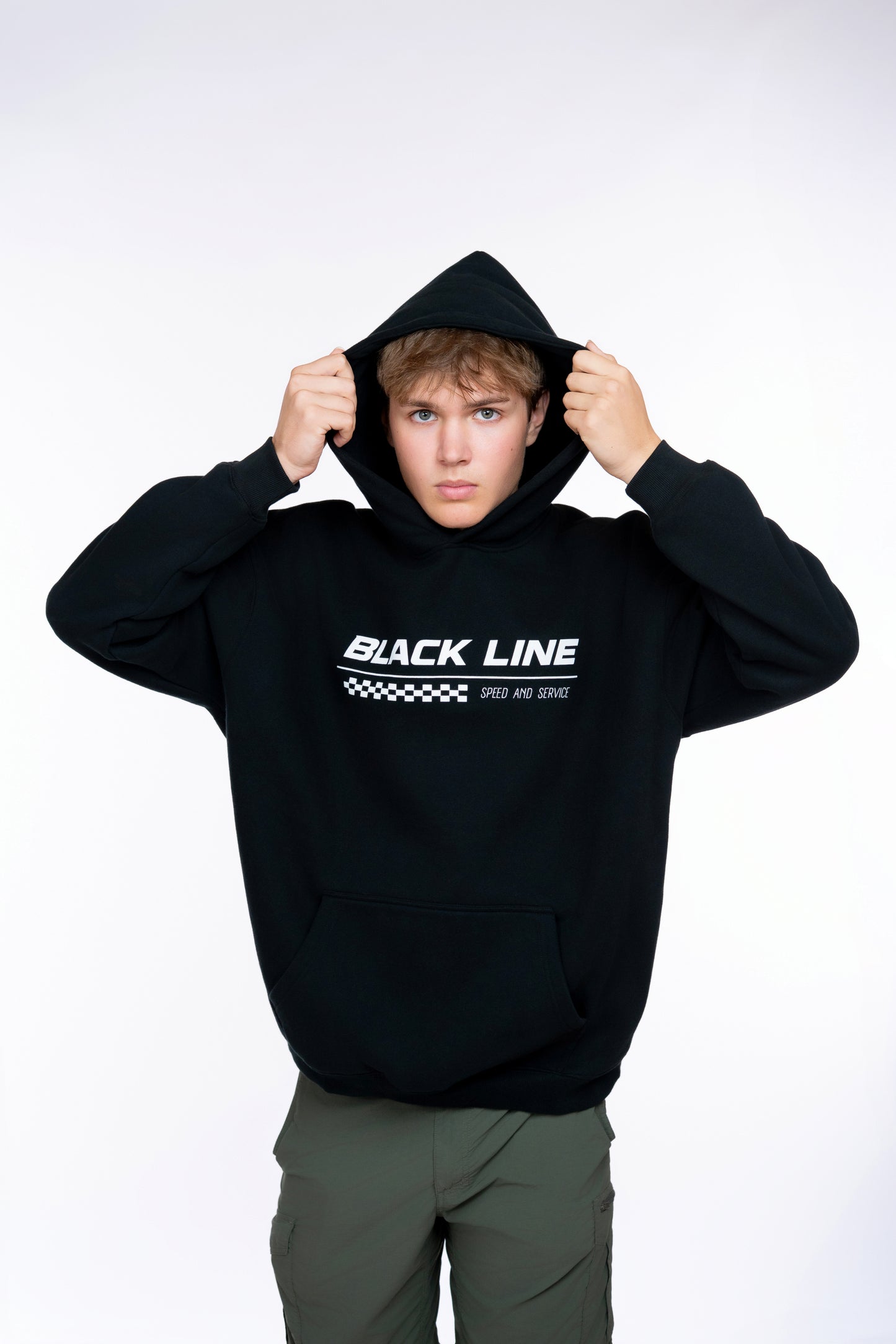 Black Line Racing Oversized Hoodie