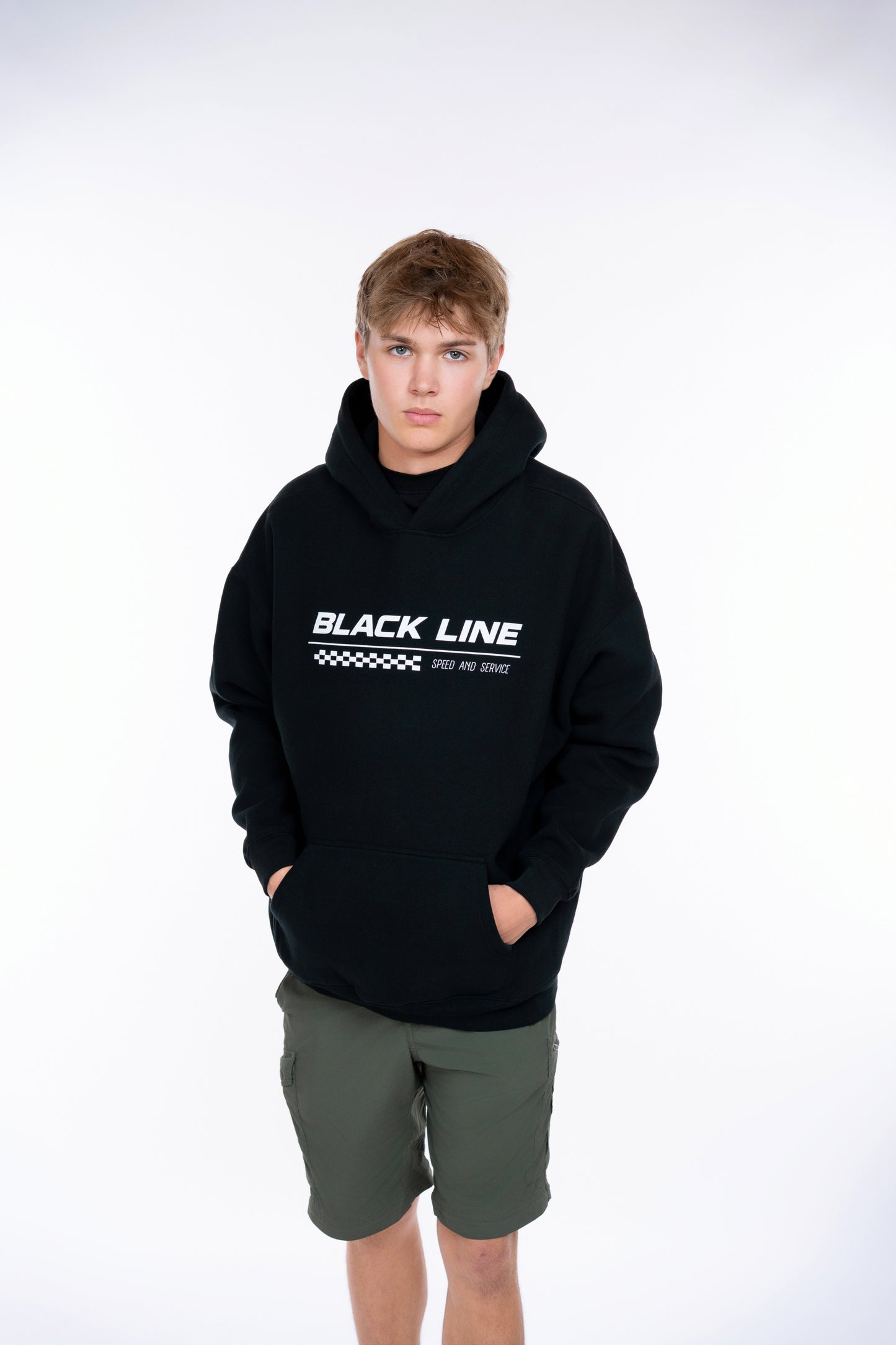 Black Line Racing Oversized Hoodie