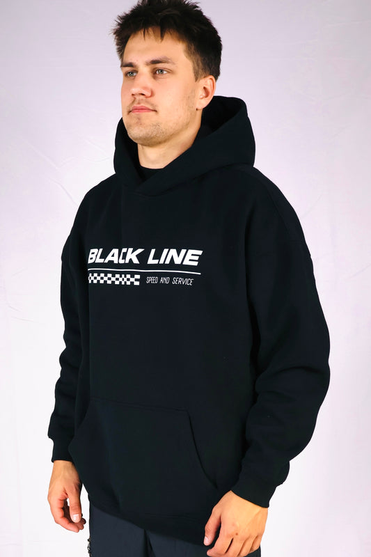 Black Line Racing Oversized Hoodie