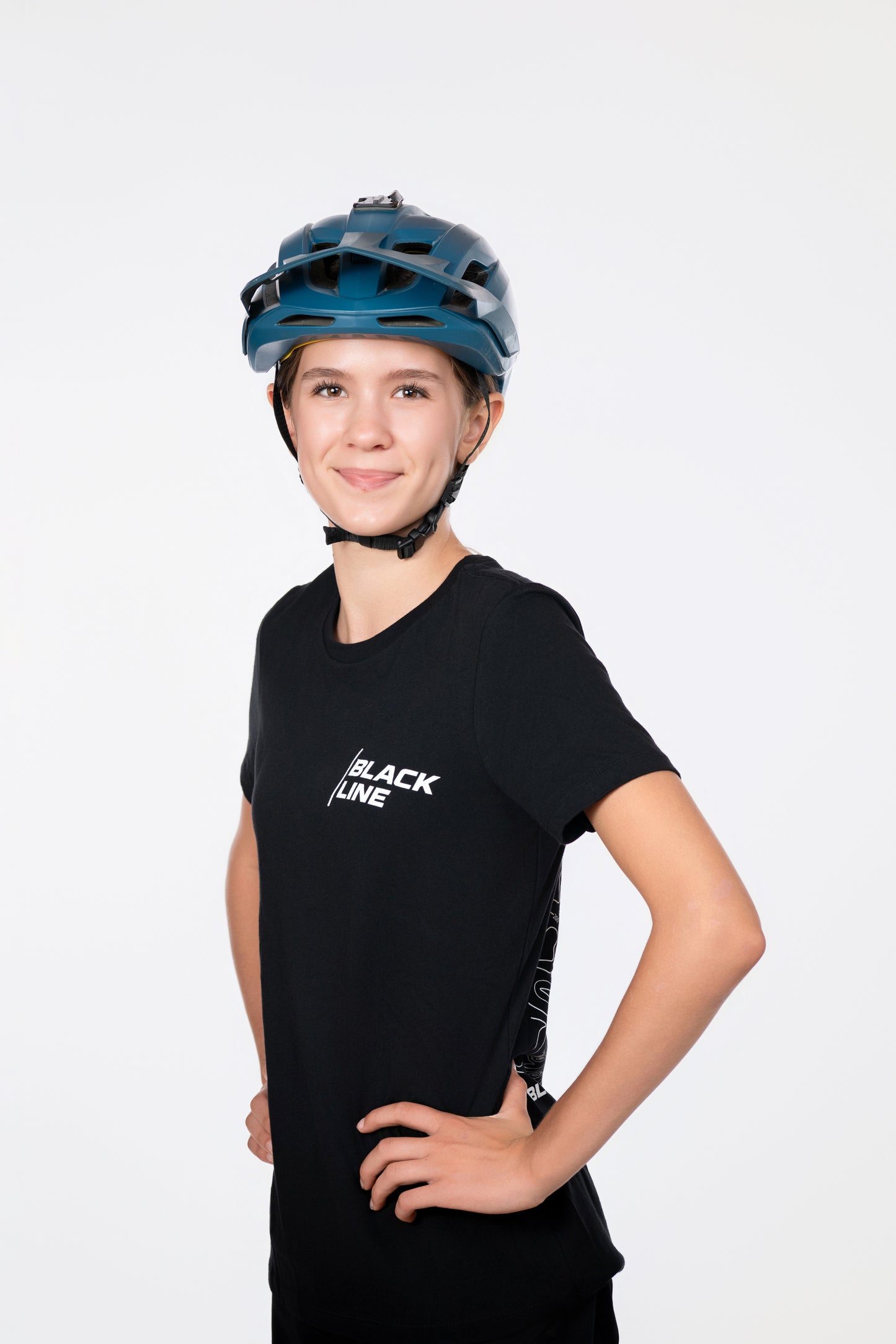 Black Line Topographic Tee - Womens