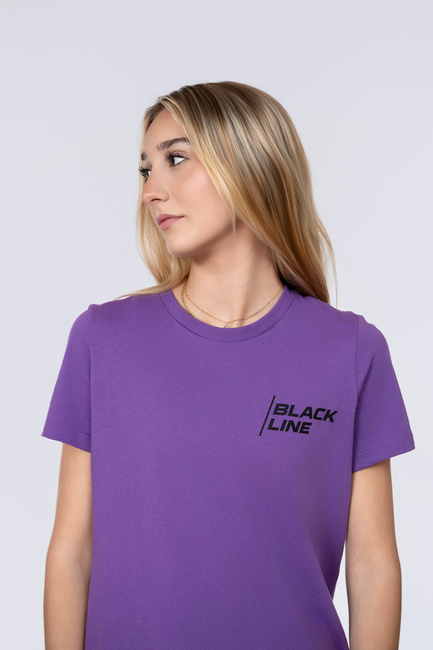Black Line Jumps Casual Tee - Womens